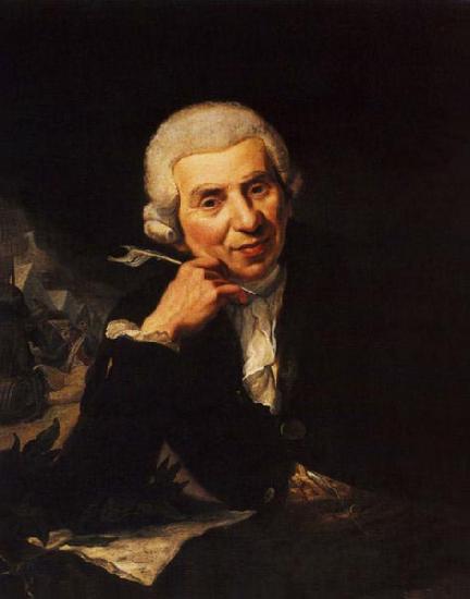 unknow artist Portrait of Johann Wilhelm Ludwig Gleim oil painting image